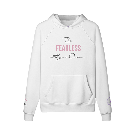 Be Fearless with Your Dreams' Inspirational Quote Hoodie: Elevate Winter Style with Timeless Sophistication