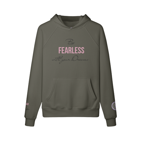 Be Fearless with Your Dreams' Inspirational Quote Hoodie: Elevate Winter Style with Timeless Sophistication